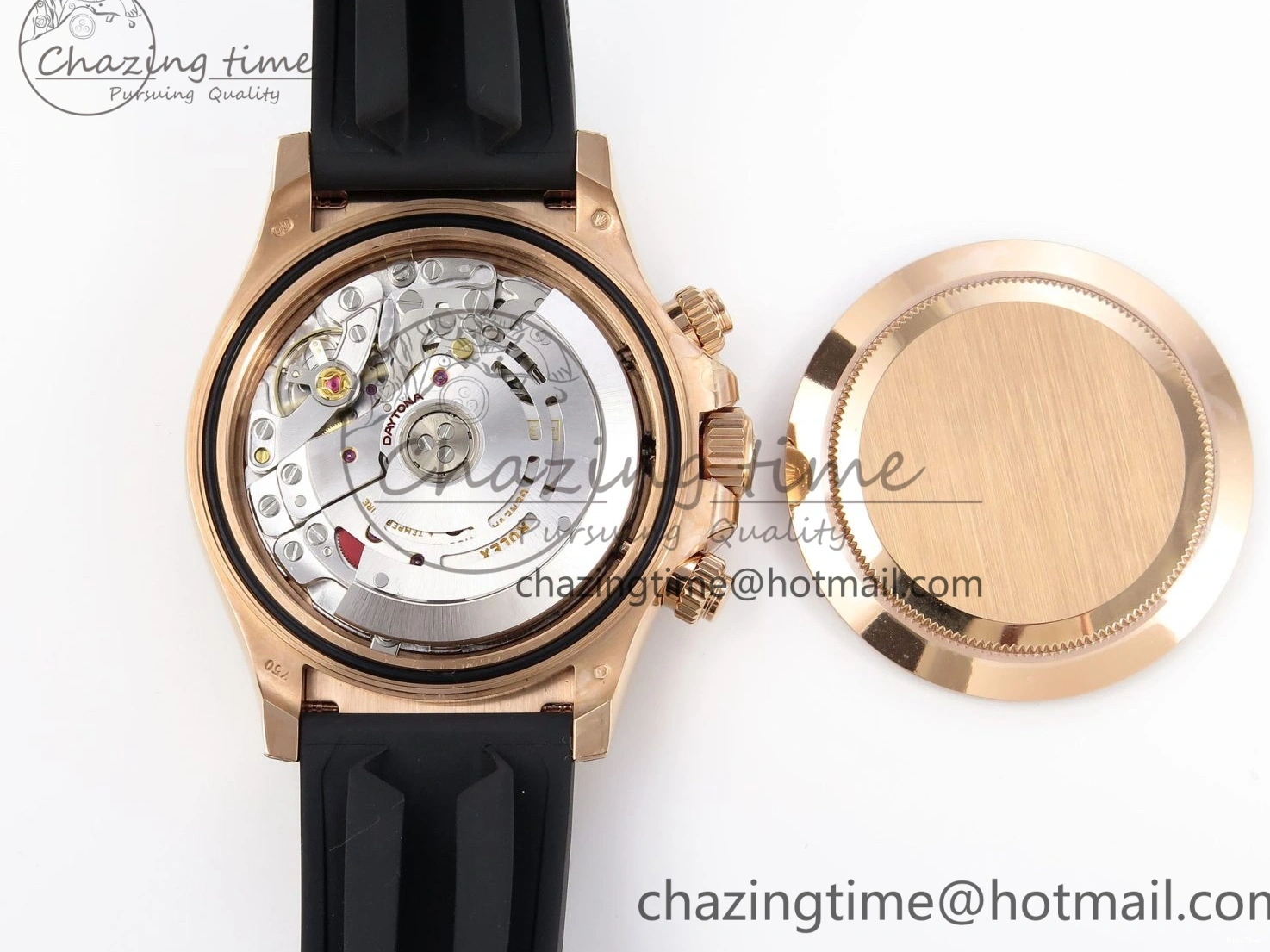 MiroTime 0322 Daytona 116515 Clean 1:1 Best Edition Silver Dial RG Markers on Oysterflex Strap SA4130 V WrinkleFree 1965